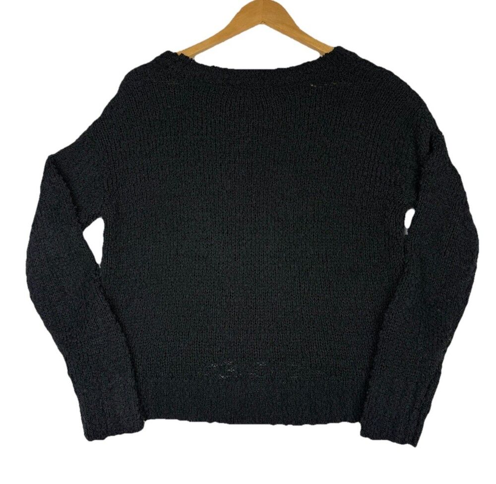 Social Standard Sanctuary Black Pullover Sweater Womens Small‎ Light Stretchy - Picture 3 of 8